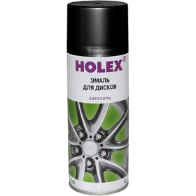 Краска аэрозольная Holex для дисков, черная, 520 мл