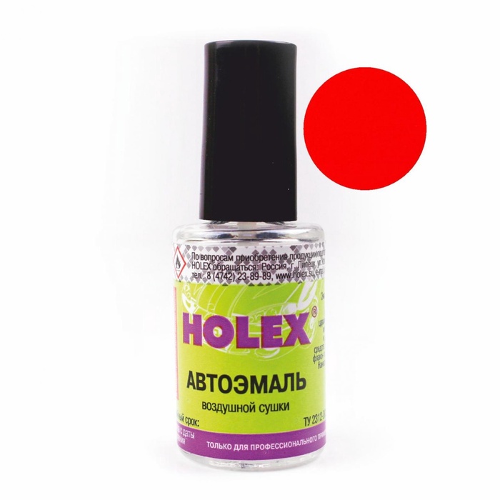 Краска с кисточкой Holex 121, реклама, 8 мл