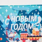 Пакет ламинированный вертикальный «Зима в городе», M 26 × 30 × 9 см - Фото 4
