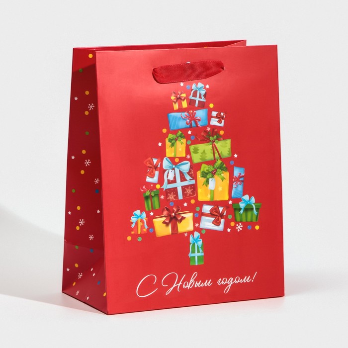 Пакет ламинированный вертикальный «Подарочки», MS 18 × 23 × 10 см - Фото 1