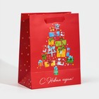 Пакет ламинированный вертикальный «Подарочки», MS 18 × 23 × 10 см - Фото 3