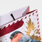 Пакет ламинированный горизонтальный «Новогодняя бандероль», 15 × 12 × 5,5 см - Фото 5
