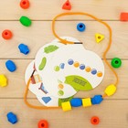 Шнуровка с карточками 60 шт., 16 развивающих заданий, по методике Монтессори, уценка (нет карточек) - Фото 3