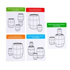 УЦЕНКА Развивающий набор «Цветные бочонки» - Фото 6