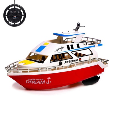 УЦЕНКА Катер радиоуправляемый «Яхта», на батарейках, МИКС