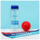 Набор для фитнеса «Россия»: 3 фитнес-резинки, бутылка для воды, массажный мяч - фото 2409015