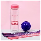 Набор для фитнеса ONLYTOP Dreamfit: 3 фитнес-резинки, бутылка для воды, массажный мяч - фото 3988892
