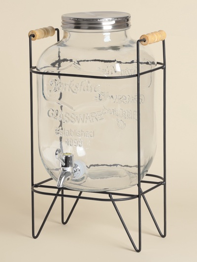 Диспенсер для напитков на подставке «Йоркшир», 5 л, 19×36 см