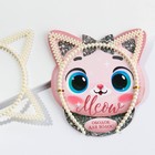 Ободок новогодний для волос жемчужный Meo, ширина 12 см - Фото 1