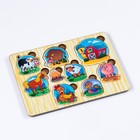 Пазлы деревянные "Домашние животные", 10 деталей, 20х14.5 см - Фото 3