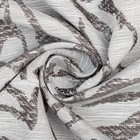 Штора портьерная Этель «Элит» цвет серый, на шторной ленте 145х265 см, 150гр/м2, 100% п/э - Фото 4