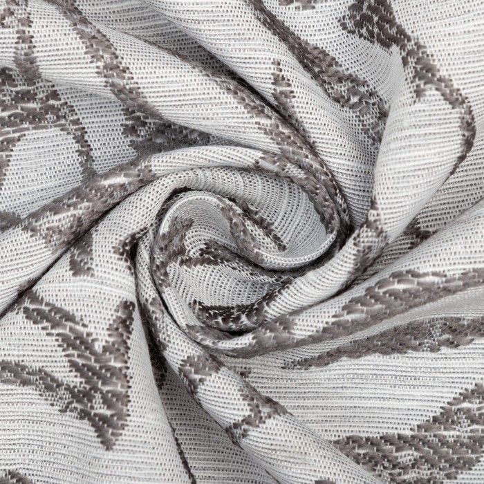 Штора портьерная Этель «Элит» цвет серый, на шторной ленте 130х300 см, 150гр/м2, 100% п/э - фото 1907481530