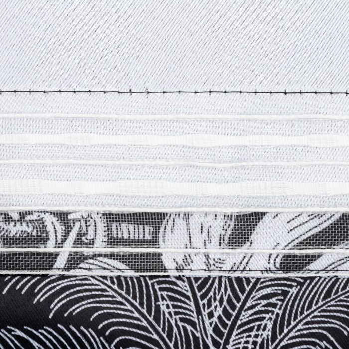 Штора портьерная Этель «Тропики", на шторной ленте 130х300 см, 210гр/м2, 100% п/э - фото 1907481553