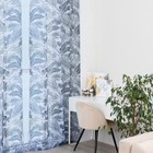 Тюль Этель «Тропический остров«, на шторной ленте 145×270 см, 70 г/м², 100% п/э - Фото 1