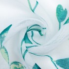 Тюль Этель Green leaves, на шторной ленте 280х270 см, 70гр/м2, 100% п/э - фото 45387966