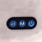 Массажная подушка Luazon LEM-06, 2 вида массажа, ИК-подогрев, 3.7 Вт, АКБ, коричневая - Фото 12