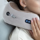 Массажная подушка Luazon LEM-06, 2 вида массажа, ИК-подогрев, 3.7 Вт, АКБ, коричневая - Фото 11