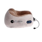 Массажная подушка Luazon LEM-06, 2 вида массажа, ИК-подогрев, 3.7 Вт, АКБ, коричневая - Фото 8