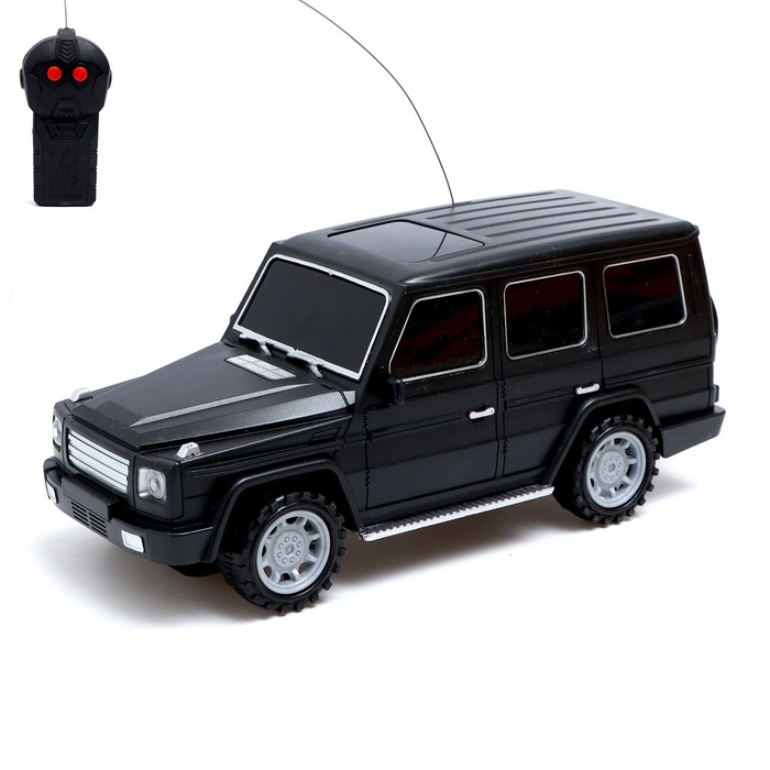 Машина радиоуправляемая «Внедорожник», на батарейках, цвет чёрный