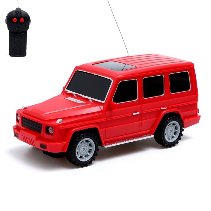 Машина радиоуправляемая «Внедорожник», на батарейках, цвет красный