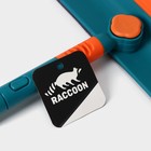 Окномойка с насадкой из микрофибры Raccoon, стальная телескопическая ручка, 28×7×68(102) см, цвет МИКС - фото 8551725