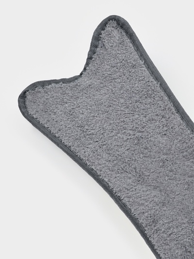 Швабра с отжимом Twist Raccoon, насадка из микрофибры 36×14 см, стальная нержавеющая ручка 125 см