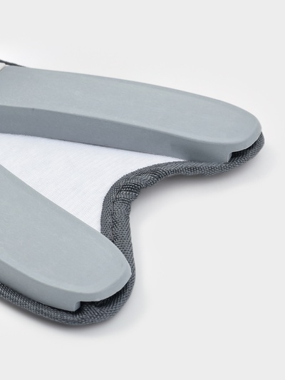 Швабра с отжимом Twist Raccoon, насадка из микрофибры 36×14 см, стальная нержавеющая ручка 125 см