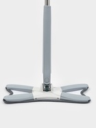 Швабра с отжимом Twist Raccoon, насадка из микрофибры 36×14 см, стальная нержавеющая ручка 125 см - Фото 3