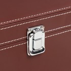 Шкатулка дерево под 2 бутылки "Джентльмен" коричневый 35,5х20х11,5 см - фото 21672935