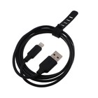 Кабель Crown CMCU-3016L, Lightning - USB, 2 А, 1 м, зарядка/передача данных, чёрный - фото 51483796 Кабель Crown CMCU-3016L, Lightning - USB, 2 А, 1 м, зарядка/передача данных, чёрный - фото 51483796