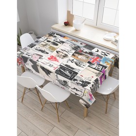 Скатерть на стол «Модные обложки», прямоугольная, оксфорд, размер 120х145 см