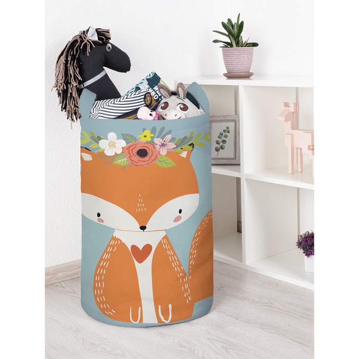 

Корзина для игрушек «Скромная лисичка, размер 40х60 см