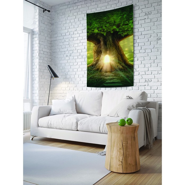 Декоративное панно с фотопечатью «Дом в дереве», вертикальное, размер 100х150 см - Фото 1