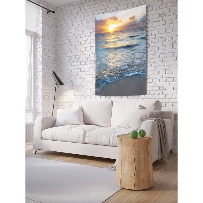 Декоративное панно с фотопечатью «Игривое море», вертикальное, размер 100х150 см - Фото 1