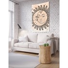 Декоративное панно с фотопечатью «Луна и Солнце», вертикальное, размер 100х150 см - Фото 1