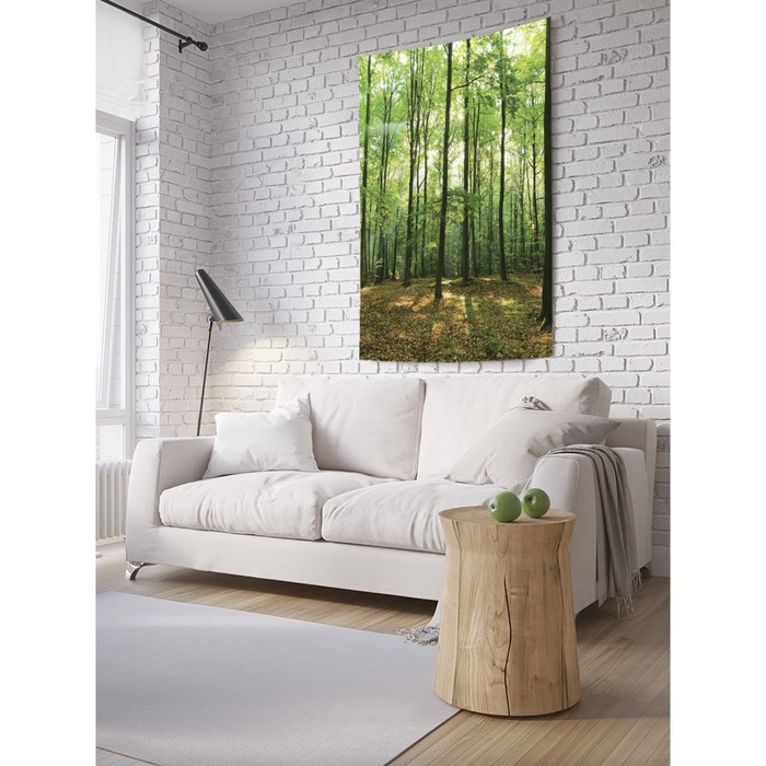 Декоративное панно с фотопечатью «Мудрость леса», вертикальное, размер 100х150 см - Фото 1