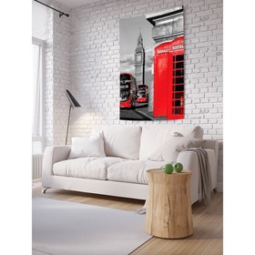 Декоративное панно с фотопечатью «Эксурсия по Лондону», вертикальное, размер 100х150 см