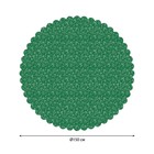 Скатерть на стол «Зеленое веселье», круглая, сатен, d = 150 см - Фото 2