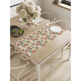 Дорожка на стол «Летнее цветение», окфорд, размер 40х145 см