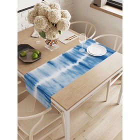 Дорожка на стол «Манящие волны», оксфорд, размер 40х145 см
