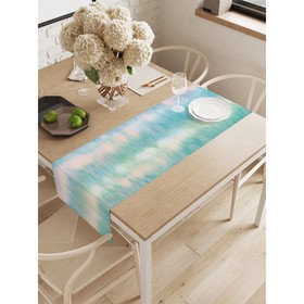 Дорожка на стол «Красочные полосы», окфорд, размер 40х145 см