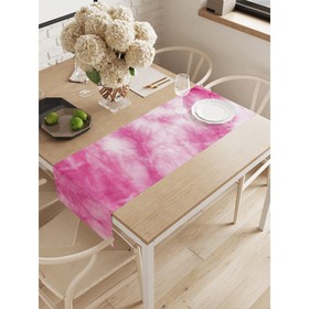 Дорожка на стол «Розовая фантазия», окфорд, размер 40х145 см