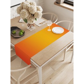 Дорожка на стол «Оранжевое переливание», оксфорд, размер 40х145 см