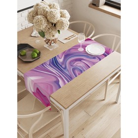 Дорожка на стол «Смещение красок», оксфорд, размер 40х145 см