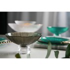 Ваза стеклянная для фруктов «Фейерверк», 350 мл, 15×7.5 см, цвет серый - Фото 6