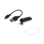 УЦЕНКА Беспроводная bluetooth-гарнитура для телефона, W-49, крепление за ухо, чёрная - Фото 2