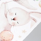 Наклейка интерьерная цветная «Зайчик с сачком», декор на стену, 30×60 см 7887035 - фото 16621274