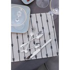 Ложка столовая «Миддлтон», длина 19 см, толщина 3 мм, цвет серебряный (комплект 6 шт) - фото 24119481