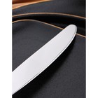 Нож столовый из нержавеющей стали «Миддлтон», длина 23 см, толщина 9 мм, цвет серебряный - Фото 4