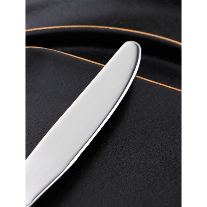 Нож десертный «Миддлтон», длина 20,7 см, толщина 8 мм, цвет серебряный - фото 1908945672